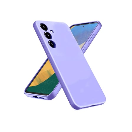 DEFNE STORE Samsung Galaxy A36 Uyumlu Kılıf Nano içi Kadife Silikon - Lila DFNBEZ