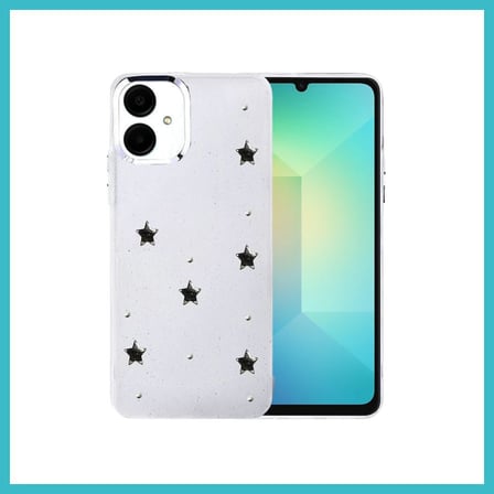 DEFNE STORE Samsung Galaxy A06 Uyumlu Fiyonk Desenli Kapak - Desen 4 DFNBEZ