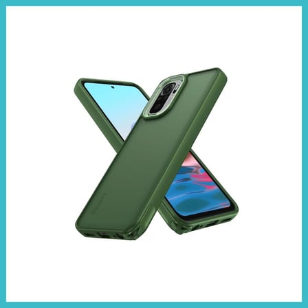 DEFNE STORE Redmi Note 10 Pro Uyumlu Kılıf Elegant Kapak - Yeşil DFNBEZ