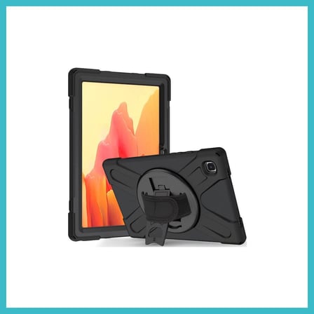 DEFNE STORE Samsung Galaxy T220 Tab A7 Lite 8.7 Kılıf Amazing Tablet Kapak - Siyah DFNBEZ
