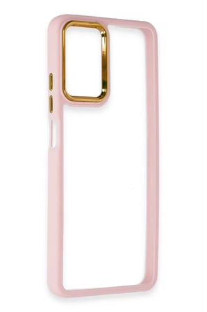 DEFNE STORE Realme 10 Pro 5G Uyumlu Kılıf Dora Kapak - Pudra DFNBEZ