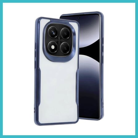 DEFNE STORE Redmi Note 14 Pro 5G Uyumlu Kılıf Boyi Silikon Kapak - Lacivert DFNBEZ