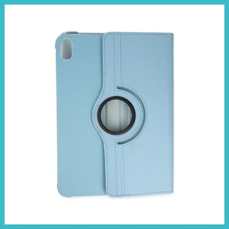 DEFNE STORE iPad 2025 10.9 10.Nesil (A16) Kılıf 360 Tablet Deri Kılıf - Turkuaz DFNBEZ