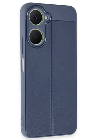DEFNE STORE Vivo Y18 Uyumlu Kılıf Auto Focus Kapak - Lacivert DFNBEZ