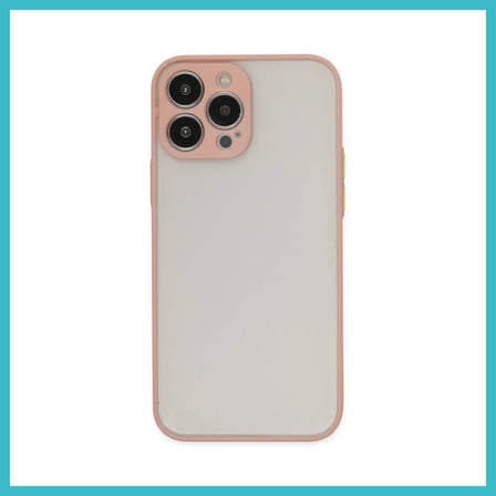 DEFNE STORE iPhone 14 Pro Max Uyumlu Kılıf Montreal Silikon Kapak - Pembe DFNBEZ