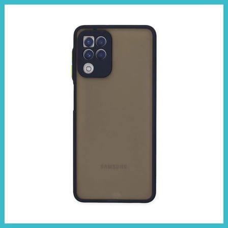 DEFNE STORE Samsung Galaxy A22 Uyumlu Kılıf Montreal Silikon Kapak - Lacivert DFNBEZ