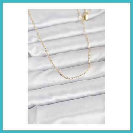 DEFNE STORE CM 14K Gold Renk 60 cm Zincirli Kadın Kolye DFNBEZ