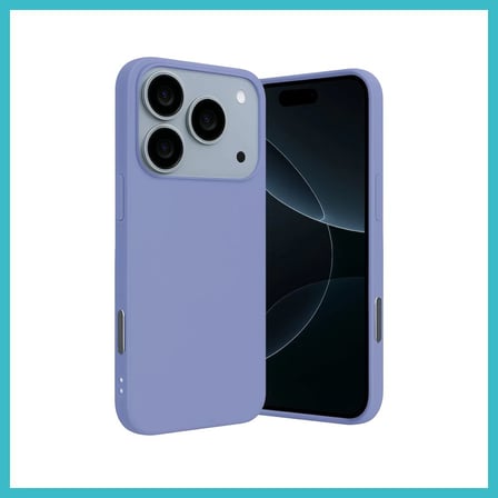 DEFNE STORE iPhone 17 Pro Uyumlu Nano içi Kadife Silikon - Lila DFNBEZ