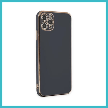 DEFNE STORE iPhone 11 Pro Max Uyumlu Kılıf Volet Silikon - Siyah DFNBEZ