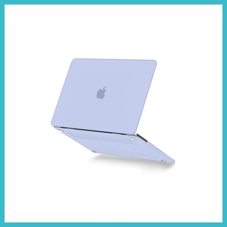 DEFNE STORE Macbook Pro 13 2021 Macbook Buzlu Kapak - Lila DFNBEZ