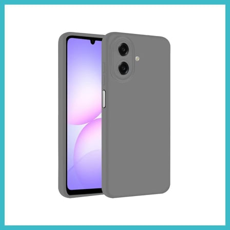 DEFNE STORE Samsung Galaxy A07 4G Uyumlu First Silikon - Gri DFNBEZ