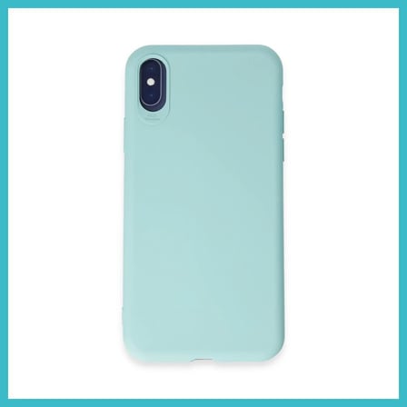 DEFNE STORE iPhone X Uyumlu Kılıf First Silikon - Turkuaz DFNBEZ