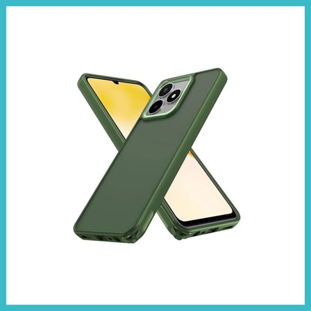 DEFNE STORE Realme C53 Uyumlu Kılıf Elegant Kapak - Yeşil DFNBEZ
