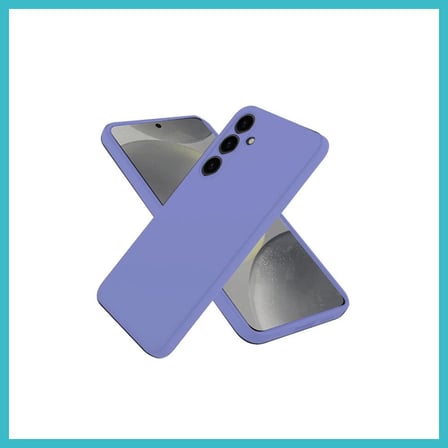 DEFNE STORE Samsung Galaxy A36 Uyumlu Kılıf First Silikon - Lila DFNBEZ