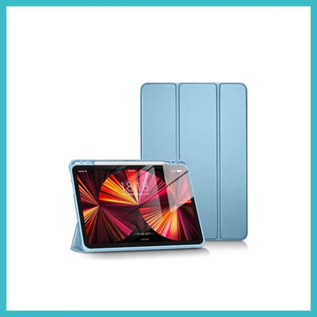 DEFNE STORE iPad Pro 11 (2024) Kılıf Tablet Smart Kılıf - Mavi DFNBEZ