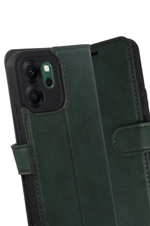 DEFNE STORE Reno 14F Uyumlu Trend S Plus Kapaklı Kılıf - Yeşil DFNBEZ