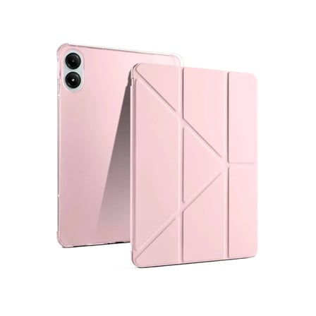 DEFNE STORE Redmi Pad Pro 12.1 Kılıf Kalemlikli Mars Tablet Kılıfı - Rose Gold DFNBEZ
