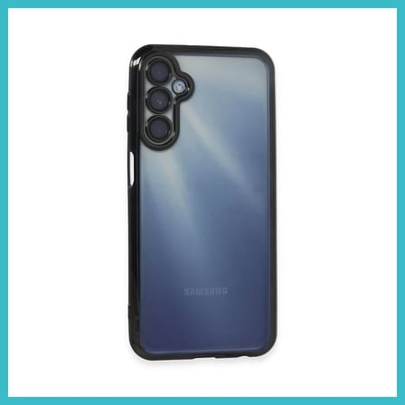 DEFNE STORE Samsung Galaxy A25 5G Uyumlu Kılıf Lensli Silikon - Siyah DFNBEZ