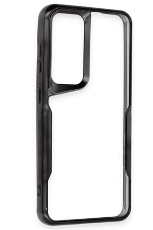 DEFNE STORE Samsung Galaxy S25 Uyumlu Kılıf Boyi Silikon Kapak - Siyah DFNBEZ