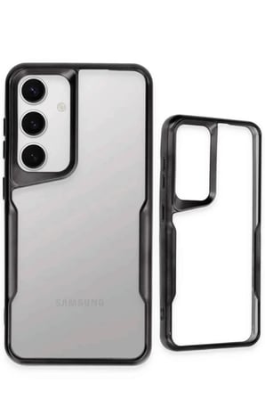 DEFNE STORE Samsung Galaxy S25 Uyumlu Kılıf Boyi Silikon Kapak - Siyah DFNBEZ