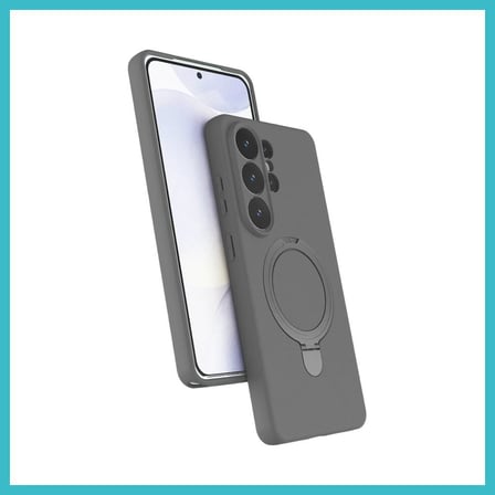 DEFNE STORE Samsung Galaxy S26 Ultra Uyumlu Regal Magsafe Standlı Kapak - Titan Gri DFNBEZ