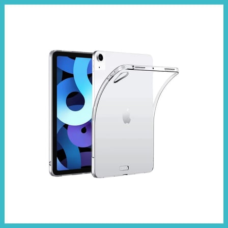 DEFNE STORE iPad Air 5 (2022) Kılıf Tablet Şeffaf Silikon DFNBEZ