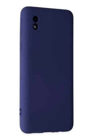 DEFNE STORE Samsung Galaxy A01 Core Uyumlu Kılıf Nano içi Kadife Silikon - Lacivert DFNBEZ