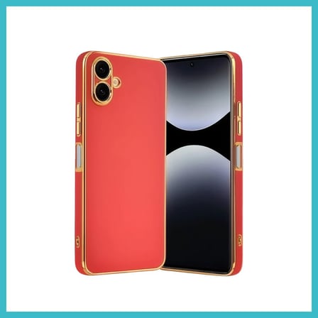 DEFNE STORE Samsung Galaxy A07 4G Uyumlu Volet Silikon - Kırmızı DFNBEZ