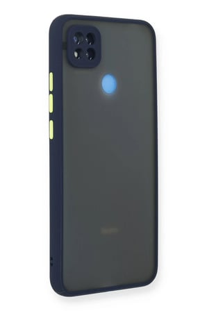 DEFNE STORE Redmi 9C Uyumlu Kılıf Montreal Silikon Kapak - Lacivert DFNBEZ
