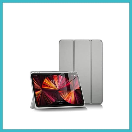 DEFNE STORE iPad Pro 11 (2024) Kılıf Tablet Smart Kılıf - Gri DFNBEZ