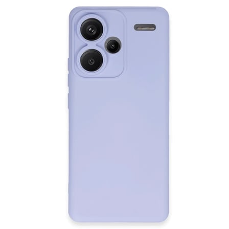 DEFNE STORE Redmi Note 13 Pro Plus Uyumlu Kılıf Nano içi Kadife Silikon - Lila DFNBEZ