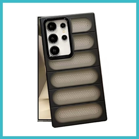 DEFNE STORE Samsung Galaxy S24 Ultra Uyumlu Kılıf Airmax Silikon Kapak - Siyah DFNBEZ