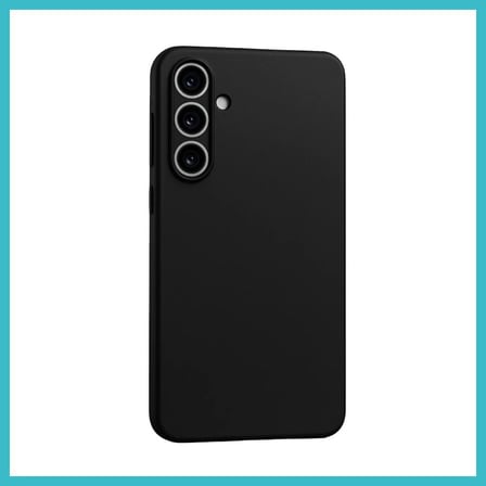 DEFNE STORE Samsung Galaxy A55 5G Uyumlu Kılıf First Silikon - Siyah DFNBEZ