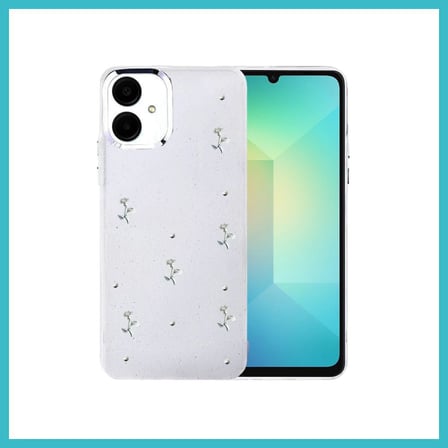 DEFNE STORE Samsung Galaxy A06 Uyumlu Fiyonk Desenli Kapak - Desen 2 DFNBEZ