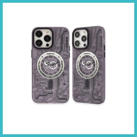 DEFNE STORE iPhone 14 Pro Uyumlu Kılıf Apollo Magneticsafe Desenli Kapak - Apollo Mor - 5 DFNBEZ