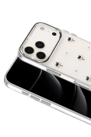 DEFNE STORE iPhone 17 Pro Max Uyumlu Fiyonk Desenli Kapak - Desen 1 DFNBEZ
