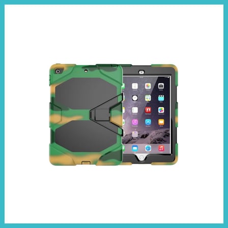 DEFNE STORE iPad 5 Air 9.7 Kılıf Griffin Tablet Kapak - Kamuflaj DFNBEZ
