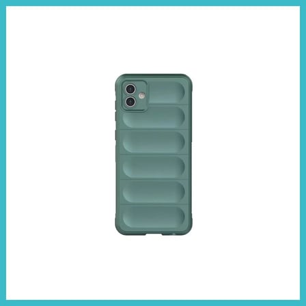 DEFNE STORE Samsung Galaxy A06 Uyumlu Kılıf Optimum Silikon - Koyu Yeşil DFNBEZ