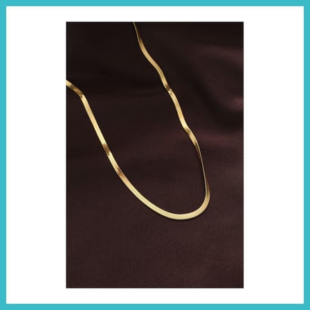 DEFNE STORE 316L Çelik Gold Renk 60 cm İtalyan Zincir Kolye DFNBEZ