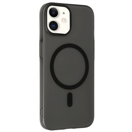 DEFNE STORE Joko iPhone 12 Uyumlu Tuna PC Slim Magsafe Kapak - Siyah DFNBEZ