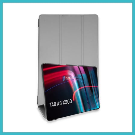DEFNE STORE Samsung Galaxy X200 Tab A8 10.5 Kılıf Tablet Smart Kılıf - Gri DFNBEZ