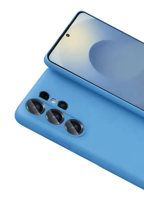 DEFNE STORE Samsung Galaxy S26 Ultra Uyumlu Nano içi Kadife Silikon - Mavi DFNBEZ