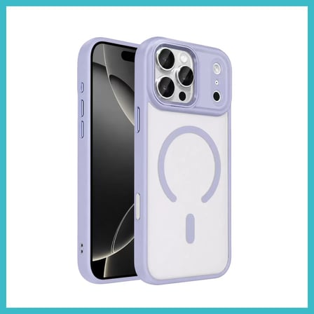 DEFNE STORE Joko iPhone 17 Pro Uyumlu Magsafe Kapak - Mor DFNBEZ