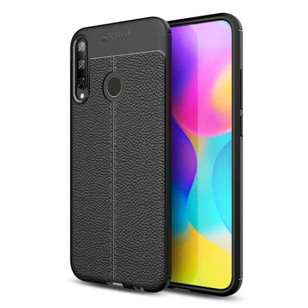 DEFNE STORE Huawei P40 Lite Uyumlu E Kılıf Auto Focus Kapak - Siyah DFNBEZ