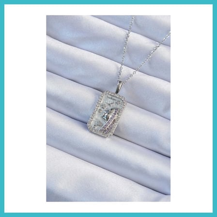 DEFNE STORE 316L Çelik Zincir Gümüş Renk Zirkon Taşlı Yüz Figürlü Tarot Kolye DFNBEZ