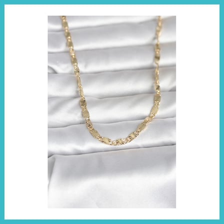 DEFNE STORE CM 14K Gold Renk Lazer Model 45 cm Kadın Kolye DFNBEZ