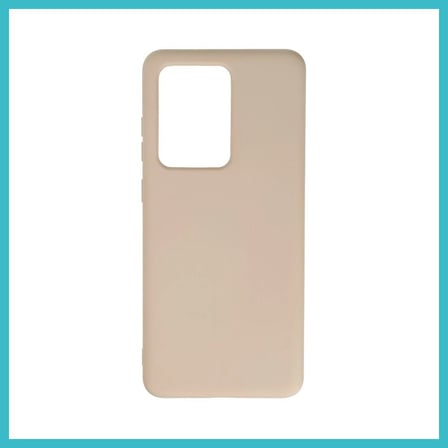 DEFNE STORE Samsung Galaxy S20 Ultra Uyumlu Kılıf Nano içi Kadife Silikon - Pudra DFNBEZ