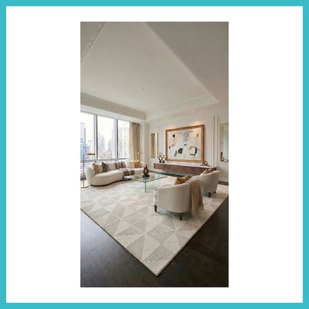 DEFNE STORE YoudayHomeCollection DELTA Model Oturma Odası Halısı · EBAT: 80X80 DFNBEZ