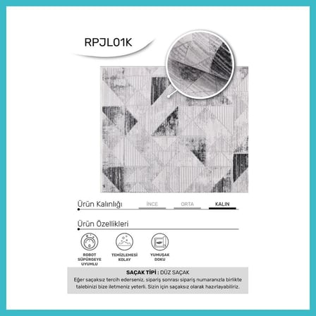 DEFNE STORE YoudayHomeCollection JALURA Model Oturma Odası Halısı · EBAT: 80X80 DFNBEZ