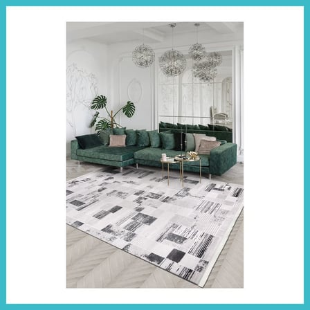 DEFNE STORE YoudayHomeCollection KİSRA Model Oturma Odası Halısı · EBAT: 80X80 DFNBEZ